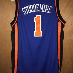 Stoudemire New York Knicks Sown on Adidas Jersey